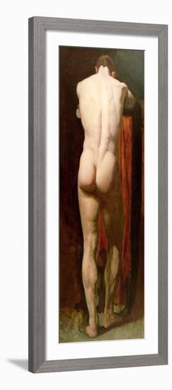 Standing Male Nude-William Etty-Framed Giclee Print