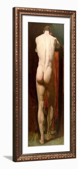 Standing Male Nude-William Etty-Framed Giclee Print