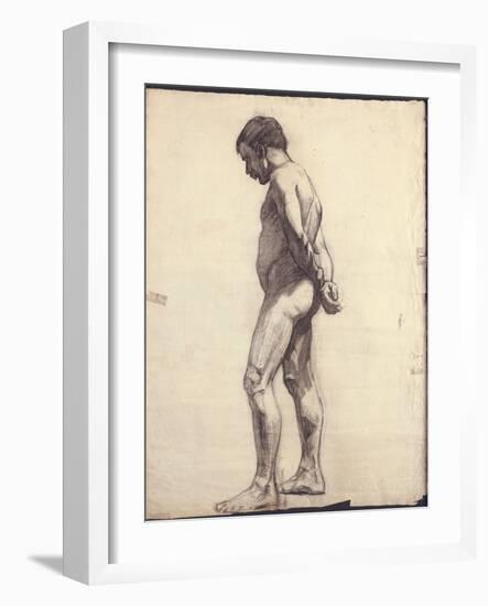 Standing Male Nude-Félix Vallotton-Framed Giclee Print