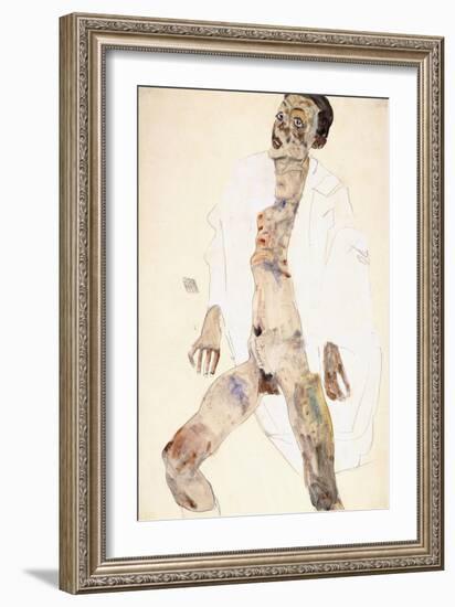 Standing Man-Egon Schiele-Framed Giclee Print