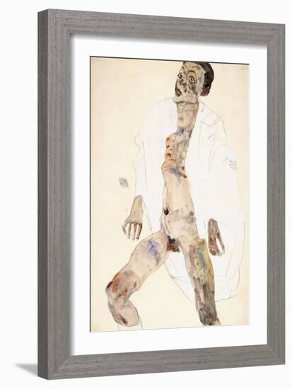 Standing Man-Egon Schiele-Framed Giclee Print