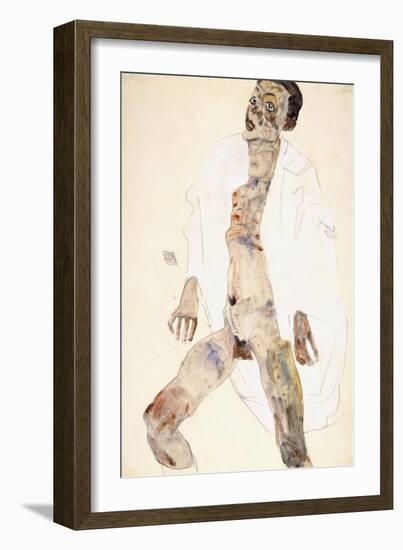 Standing Man-Egon Schiele-Framed Giclee Print