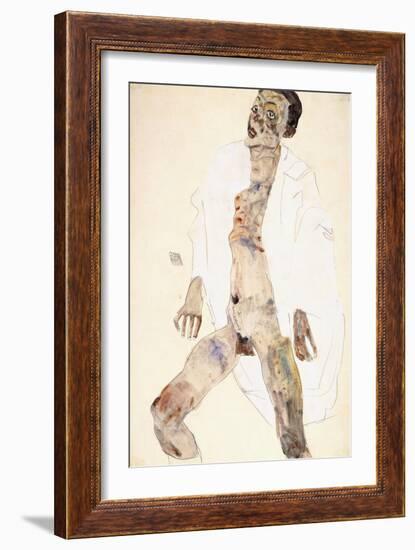 Standing Man-Egon Schiele-Framed Giclee Print