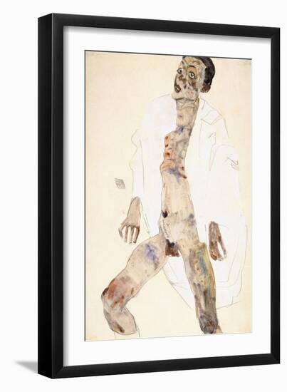 Standing Man-Egon Schiele-Framed Giclee Print
