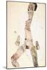 Standing Man-Egon Schiele-Mounted Giclee Print