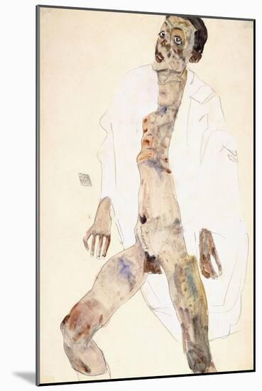 Standing Man-Egon Schiele-Mounted Giclee Print