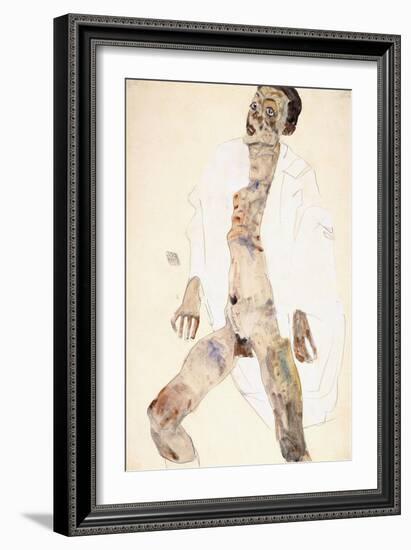 Standing Man-Egon Schiele-Framed Giclee Print