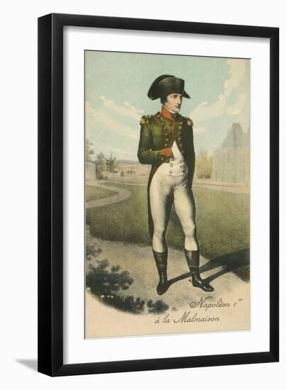 Standing Napoleon with Hand in Shirt-null-Framed Art Print