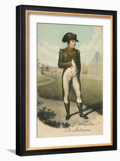 Standing Napoleon with Hand in Shirt-null-Framed Art Print