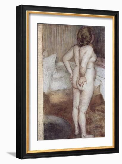 Standing Nude, circa 1886-Edgar Degas-Framed Giclee Print