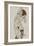 Standing Nude in Black Stockings, 1917-Egon Schiele-Framed Giclee Print