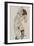 Standing Nude in Black Stockings, 1917-Egon Schiele-Framed Giclee Print