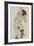 Standing Nude in Black Stockings, 1917-Egon Schiele-Framed Giclee Print