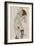 Standing Nude in Black Stockings, 1917-Egon Schiele-Framed Giclee Print