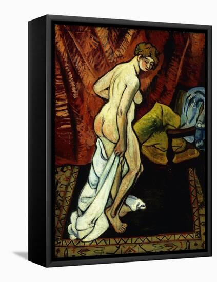 Standing Nude with Towel; Nu Debout Sa Drapant, 1919-Suzanne Valadon-Framed Premier Image Canvas