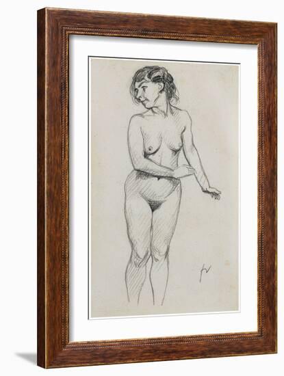 Standing Nude-Félix Vallotton-Framed Giclee Print