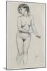 Standing Nude-Félix Vallotton-Mounted Giclee Print