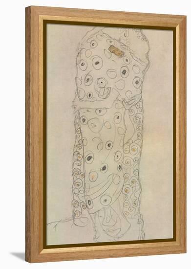 Standing Pair of Lovers 2-Gustav Klimt-Framed Premier Image Canvas