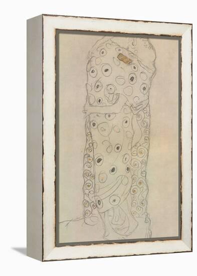 Standing Pair of Lovers 2-Gustav Klimt-Framed Premier Image Canvas