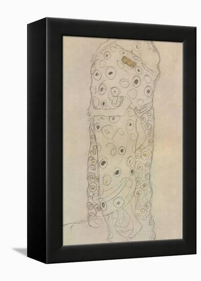 Standing Pair of Lovers 2-Gustav Klimt-Framed Premier Image Canvas