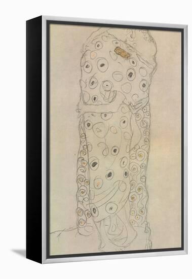 Standing Pair of Lovers 2-Gustav Klimt-Framed Premier Image Canvas