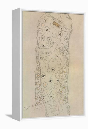 Standing Pair of Lovers 2-Gustav Klimt-Framed Premier Image Canvas