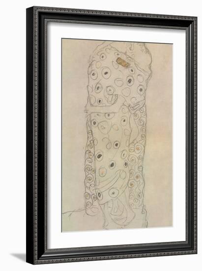 Standing Pair of Lovers 2-Gustav Klimt-Framed Giclee Print