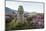 Standing Stone and Heather, Creggenan Lake, North Wales, Wales, United Kingdom, Europe-Janette Hill-Mounted Photographic Print