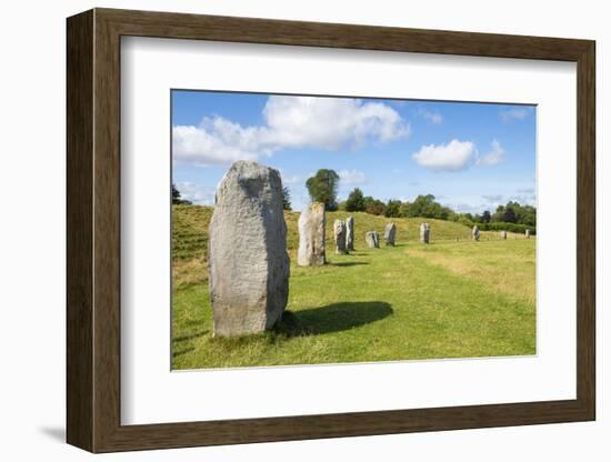 Standing stones at Avebury stone circle, Neolithic stone circle, Avebury, Wiltshire, England-Neale Clark-Framed Photographic Print