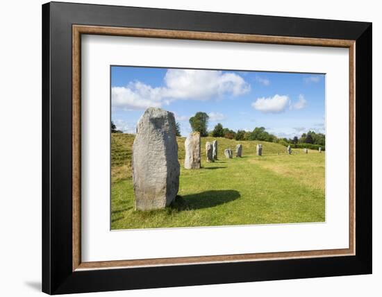 Standing stones at Avebury stone circle, Neolithic stone circle, Avebury, Wiltshire, England-Neale Clark-Framed Photographic Print