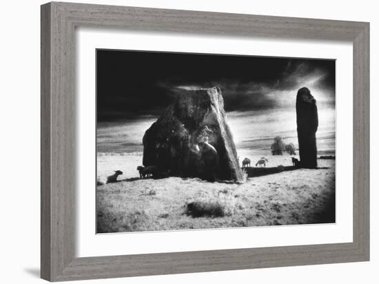 Standing Stones, Avebury, Wiltshire, England-Simon Marsden-Framed Giclee Print