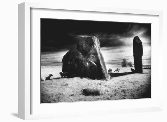 Standing Stones, Avebury, Wiltshire, England-Simon Marsden-Framed Giclee Print