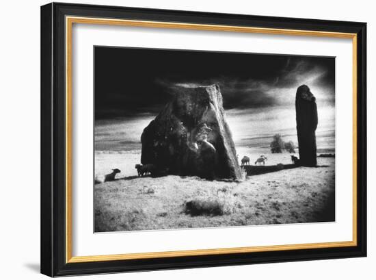 Standing Stones, Avebury, Wiltshire, England-Simon Marsden-Framed Giclee Print