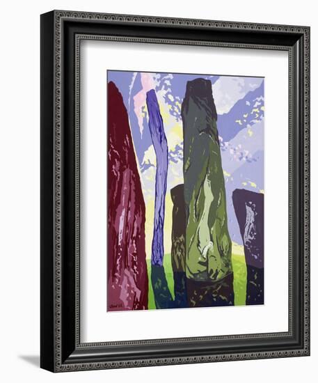 Standing Stones, Callanish, 2003-Derek Crow-Framed Giclee Print