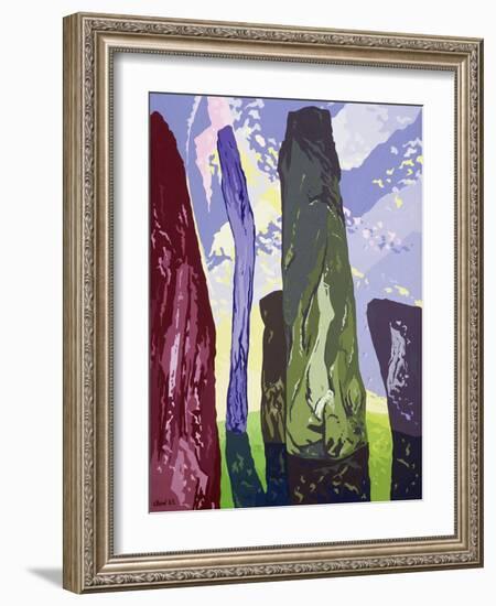 Standing Stones, Callanish, 2003-Derek Crow-Framed Giclee Print