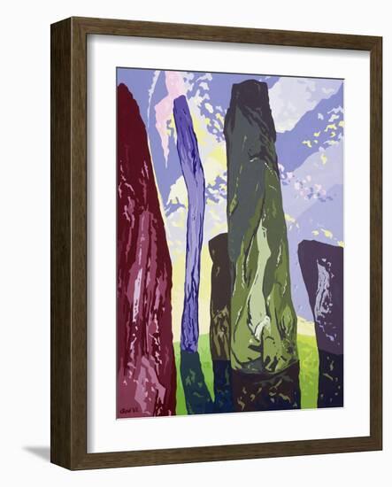Standing Stones, Callanish, 2003-Derek Crow-Framed Giclee Print