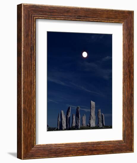 Standing Stones, Callanish, Isle of Lewis, Outer Hebrides, Scotland, United Kingdom-Adam Woolfitt-Framed Photographic Print