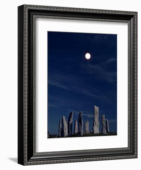 Standing Stones, Callanish, Isle of Lewis, Outer Hebrides, Scotland, United Kingdom-Adam Woolfitt-Framed Photographic Print