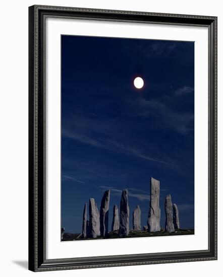 Standing Stones, Callanish, Isle of Lewis, Outer Hebrides, Scotland, United Kingdom-Adam Woolfitt-Framed Photographic Print