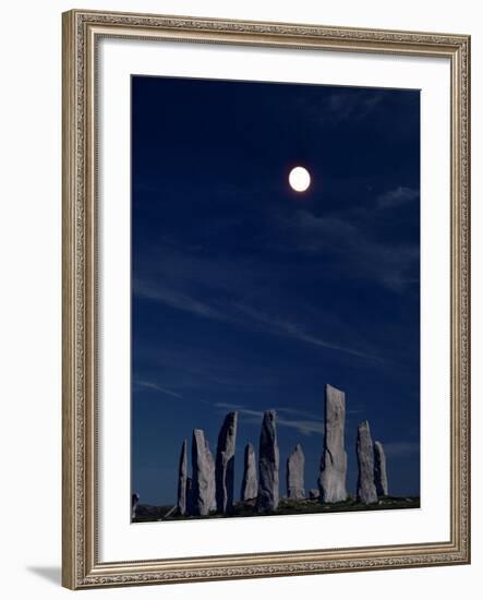 Standing Stones, Callanish, Isle of Lewis, Outer Hebrides, Scotland, United Kingdom-Adam Woolfitt-Framed Photographic Print