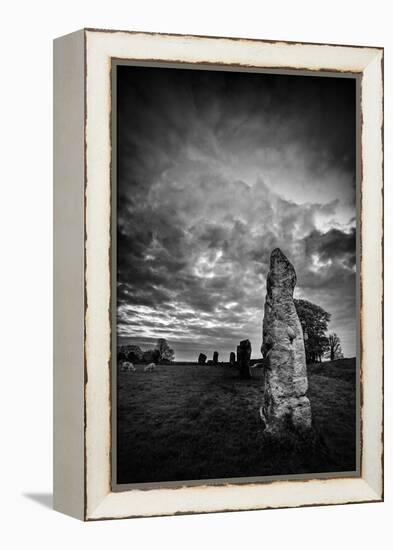 Standing Stones in Countryside-Rory Garforth-Framed Premier Image Canvas