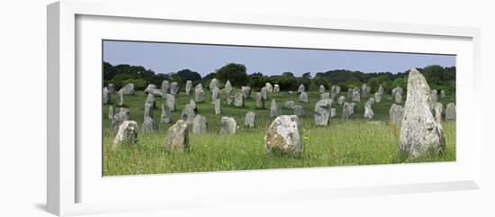 Standing Stones in the Menec Alignment at Carnac, Brittany, France-Philippe Clement-Framed Photographic Print