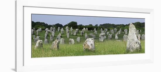 Standing Stones in the Menec Alignment at Carnac, Brittany, France-Philippe Clement-Framed Photographic Print