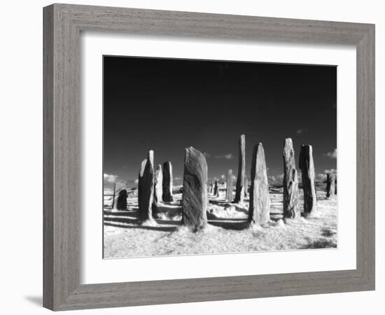 Standing Stones of Callanish, Callanish, Near Carloway, Isle of Lewis, Scotland-Lee Frost-Framed Photographic Print