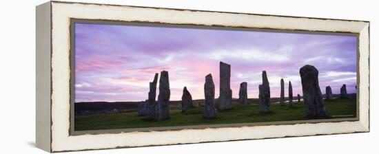 Standing Stones of Callanish, Isle of Lewis, Outer Hebrides, Scotland, United Kingdom, Europe-Lee Frost-Framed Premier Image Canvas