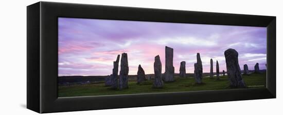 Standing Stones of Callanish, Isle of Lewis, Outer Hebrides, Scotland, United Kingdom, Europe-Lee Frost-Framed Premier Image Canvas