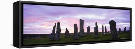 Standing Stones of Callanish, Isle of Lewis, Outer Hebrides, Scotland, United Kingdom, Europe-Lee Frost-Framed Premier Image Canvas