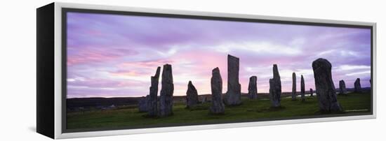 Standing Stones of Callanish, Isle of Lewis, Outer Hebrides, Scotland, United Kingdom, Europe-Lee Frost-Framed Premier Image Canvas