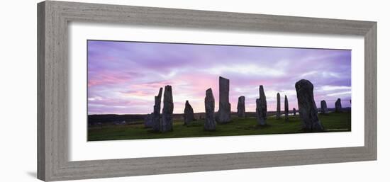 Standing Stones of Callanish, Isle of Lewis, Outer Hebrides, Scotland, United Kingdom, Europe-Lee Frost-Framed Photographic Print