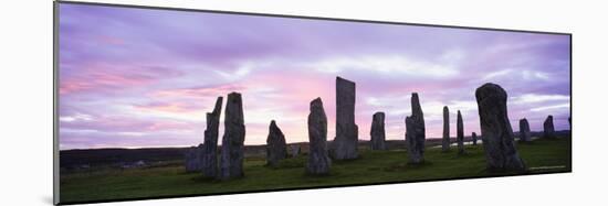 Standing Stones of Callanish, Isle of Lewis, Outer Hebrides, Scotland, United Kingdom, Europe-Lee Frost-Mounted Photographic Print